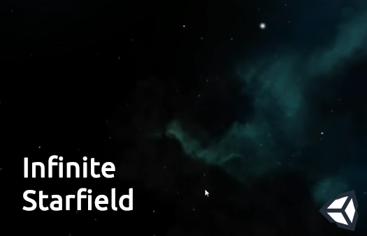 How to create infinite starfield for space scene in Unity